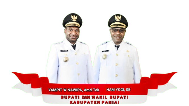 Bupati dan wakil Bupati Paniai